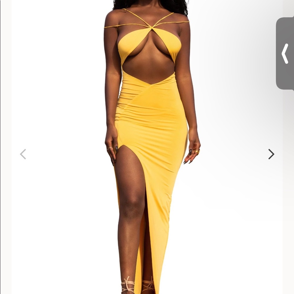 Stunning yellow Sincerely Ria dress